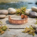 Pulsera de Cobre con Imán Grabada 7 Chakras – Armonía y Equilibrio Energético AURYSTONE