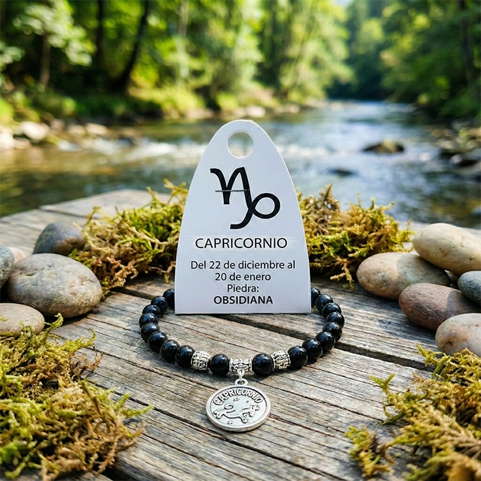 pulsera-horoscopo-capricornio-piedra-obsidiana-6mm-charm-metal-joyeria-espiritual-aurystone
