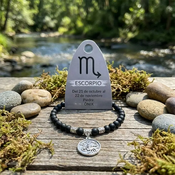 pulsera-horoscopo-escorpio-piedra-onix-6mm-charm-metalico-joyeria-espiritual-aurystone