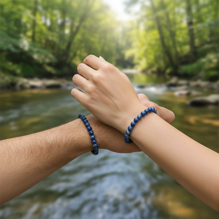 Pulsera Piedra Natural Sodalita – Claridad AURYSTONE
