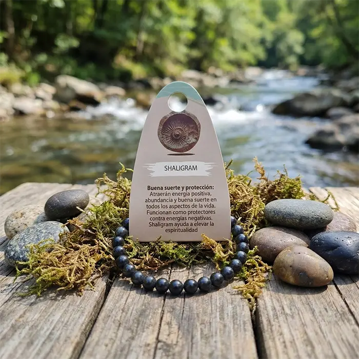 Pulsera de Shaligram Energética – Protección y Armonía